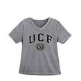 thumbnail image 5 of Women's Gameday Couture Gray UCF Knights Iconic Edge Rhinestone V-Neck T-Shirt, 5 of 7