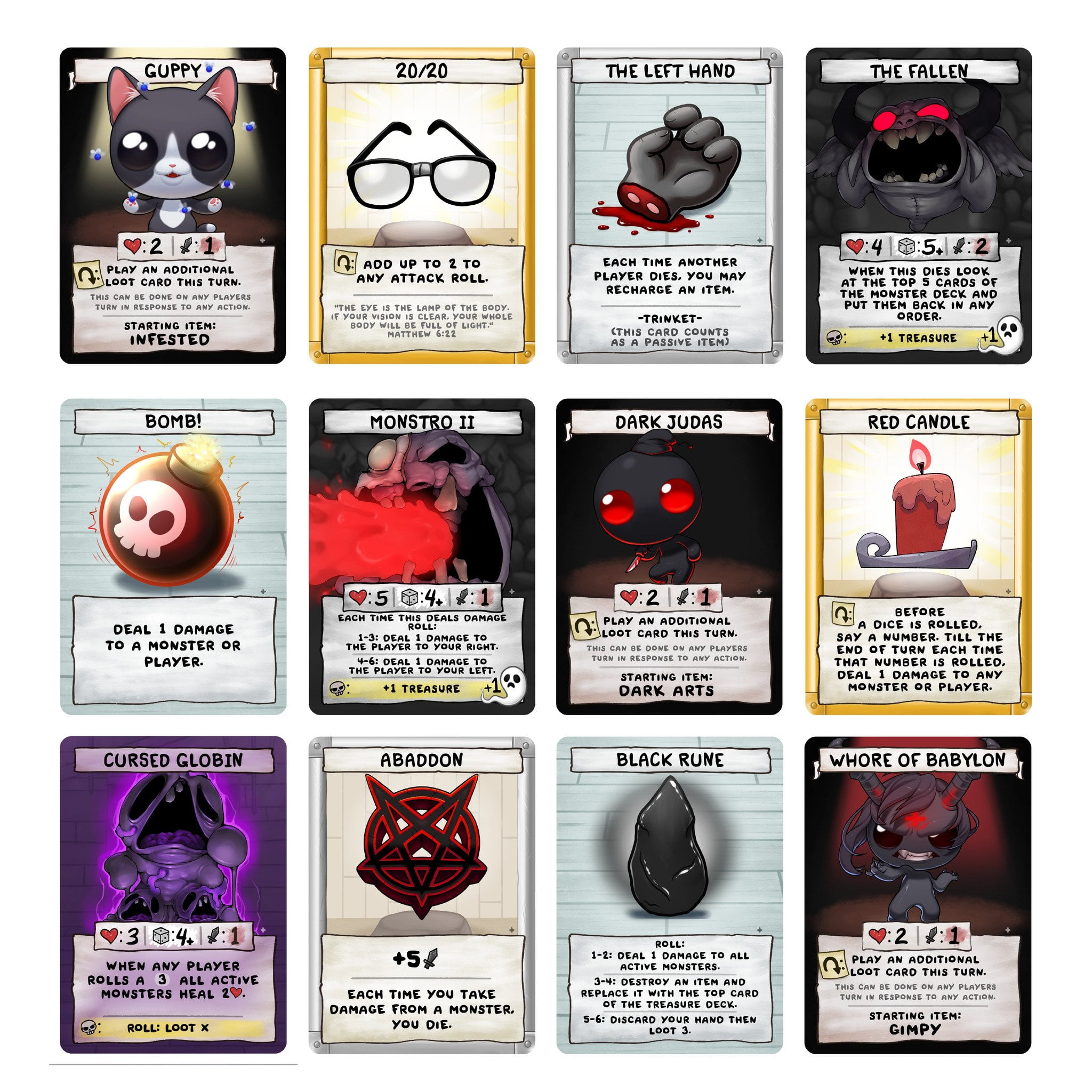 the binding of isaac four souls buy