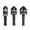 A, variant on Countersink Drill Bit Set, 3Pcs 82 Degree Precision Drill with Sizes 12/16/19, for Wood, Metal, Plastic