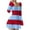 01 Blue, variant on Fewfanhot Midi Dresses for Women Sweater Dresses Long Sleeve Color Block A Line Mini Dress Fall Spring Party Outfits