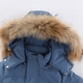 thumbnail image 5 of QUDDERR Baby Kids Girls Boys Hooded down Jacket + Ski Bib Pants Snowsuit Set Toddler Winter Warm Outfit Size 2-6T, 5 of 9