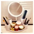 thumbnail image 1 of LED Makeup Mirror Desktop Lamp USB Charging Light Touch Dimme Cosmetic Mirror With Storage Makeup Natural Light Vanity Mirrors ,Widely Use, 1 of 7