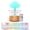 Light Wood Grain, variant on Suodoka Rain Cloud Humidifier Water Drip, 300ml Essential Oil Diffuser with 7 LED Night Light, 5H Timer, White Noise Mushroom Humidifier for Bedroom Desk (9.88 inches / 25.1 cm), White