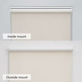 thumbnail image 3 of Linen Avenue Cordless Mojave Blackout Standard Roller Shade– UV Protection, Room Darkening Window Covering for Home & Office –Beige Sandstone 67 W X 66 H (Arrives 1/4" Narrower), 3 of 8