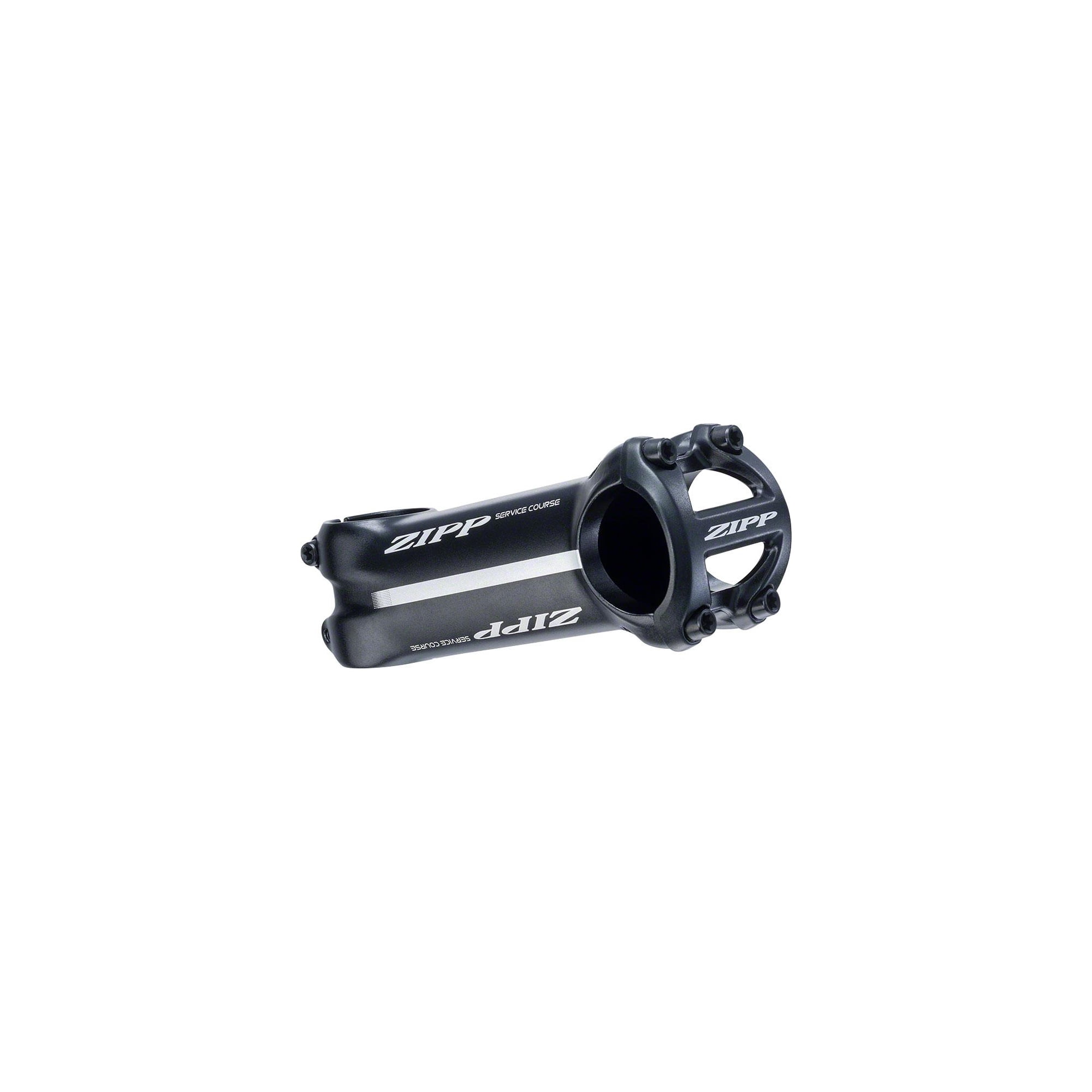 6 degree 31.8mm Bead Blast Black Zipp Service Course Road Stem 80mm //