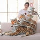 thumbnail image 1 of 30-120cm Big Leopard Panther Plush Toys Giant White Tiger Black Panther Soft Stuffed Animal Pillow Animal Doll Toys For Children, 1 of 5