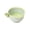 Green, variant on Ceramic Fruit Washing Bowl, Multifunctional Vegetable Rinse Basin, Automatic Vortex Drain Strainer, Kitchen Countertop Bowl with Inlet Tube for Produce Cleaning Use