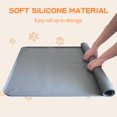 thumbnail image 4 of Bandeja de silicona Greatbond para orinar para perros y cachorros, gris, 25 x 36 cm, 4 of 8