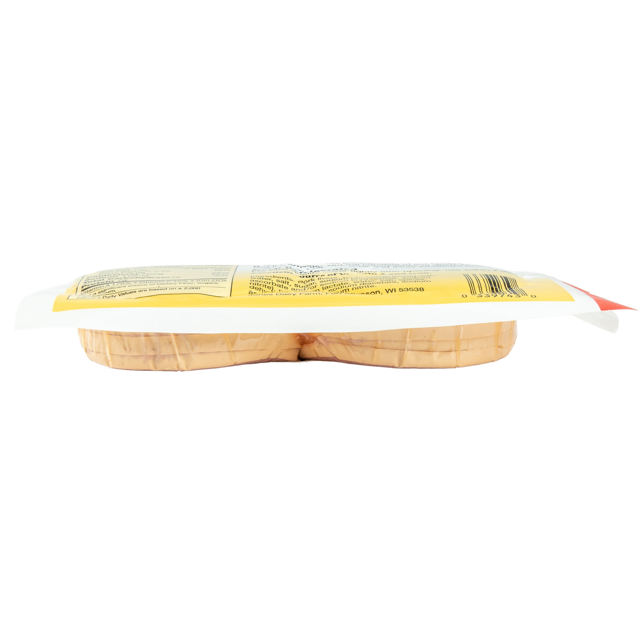 Jones Dairy Farm Sliced Braunschweiger Liverwurst with Pork Liver, 8 oz