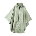 thumbnail image 3 of TISHITA Veste Imperméable à Capuche Unisexe Poncho de Pluie Vert, 3 of 7