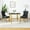 Gold-Black Table+2 Gold-Black Chairs, variant on 5-Piece Round Dining Table Set, Modern Glass Table Irregular Table Legs, and 4 Velvet Tufted Chairs for Kitchens, Living Rooms, Small Spaces