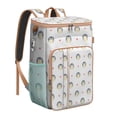 thumbnail image 1 of Sac à Dos Floral Dessin Animé Isolé Anti-Fuite, Design Esthétique Sac à Dos Déjeuner avec Double Compartiments, Imperméable pour Bureau, Plage, Pique-Nique, Randonnée, 1 of 6
