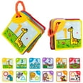 thumbnail image 1 of Dsseng Activity Book - High Contrast Baby Flashcards  Newborn Brain Development Toys  Visual Stimulation Learning Activity Cards for 0-36 Months  4.3*4.3‘‘ Educational Infants Gift, 1 of 1