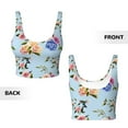 thumbnail image 6 of Sports Bra For Women, Rose Hummingbird Sports Bras For Women High Support, Workout Tank Tops Woman With Removable Cups, 6 of 8