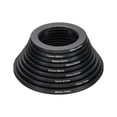 thumbnail image 1 of Juego de anillos reductores Uxcell, 9 piezas, anillo adaptador de filtro de lente para lentes de cámara, negro, 1 of 5
