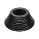 thumbnail image 1 of Juego de anillos reductores Uxcell, 9 piezas, anillo adaptador de filtro de lente para lentes de cámara, negro, 1 of 5