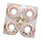 thumbnail image 4 of 4 adornos navideños de donuts para fiestas, decoración del hogar, diseño de escena, árbol de Navidad Oro rosa, 4 of 9