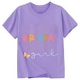 thumbnail image 3 of BOOMNY Toddler Girls T-Shirts Short Sleeve Casual Birthday Letter Printed T Shirts Lightweight Loose Summer Shirt Tops Comfy Girls Dailywear, 3 of 3
