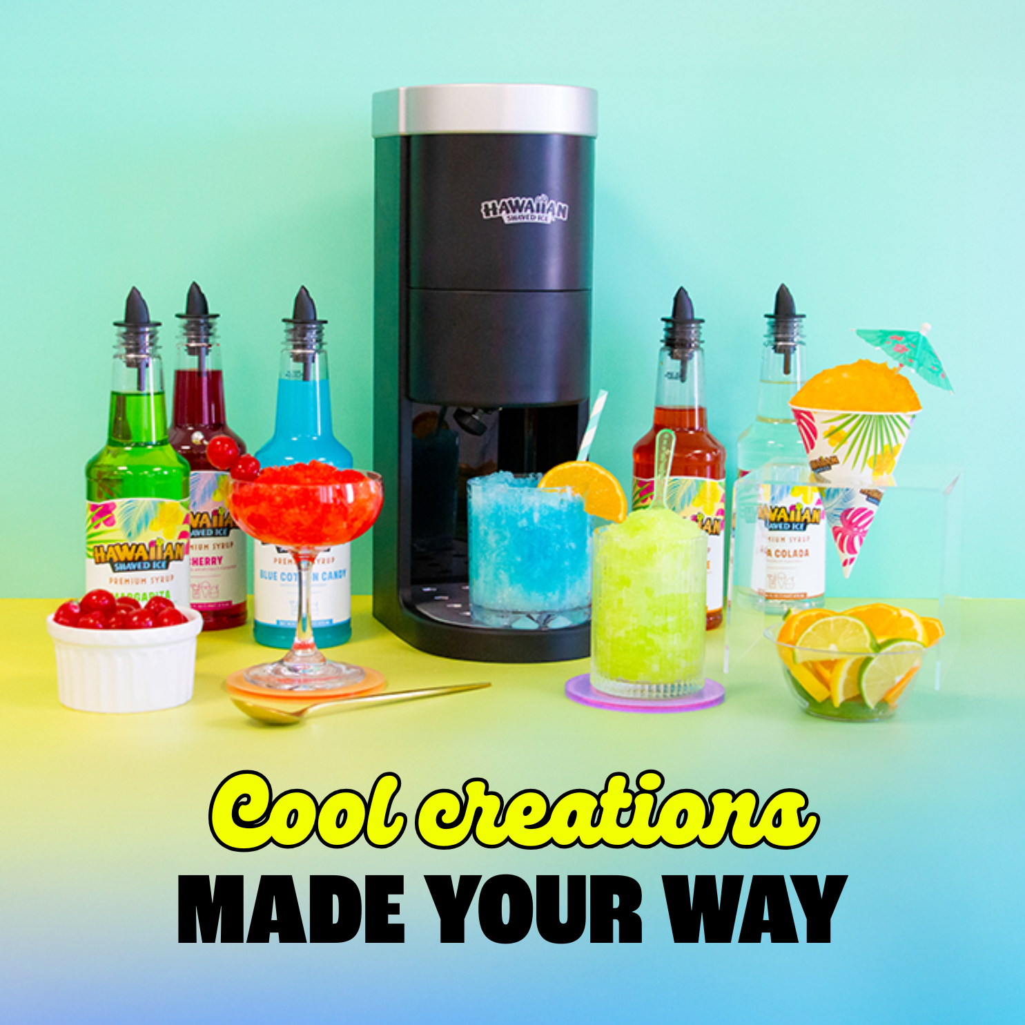 Hawaiian Shaved Ice Home-Pro Shaved Ice Maker, Black