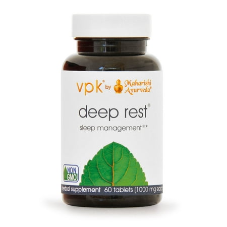 Deep Rest | 60 Herbal Tablets | Natural Support for Uninterrupted & Restful (The Best Herbal Sleeping Tablets)