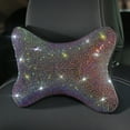 thumbnail image 4 of Hloma Rhinestones Car Steering Wheel Gear Shift Cover Pad Auto Interior Accessories, 4 of 8