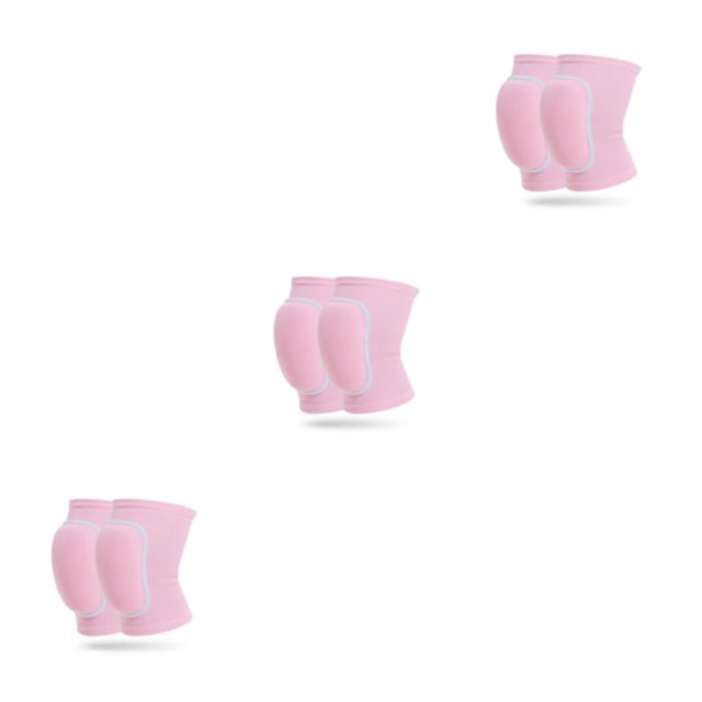 Maytalsory 2 Pcs Genouillères de Danse - Polyester Fabriqué Résistance aux Impacts Multicolore Séchage Rapide Volleyball Rose G 3Ensemble