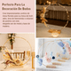 thumbnail image 3 of 15 Kit Centro De Mesa Accesorios Para Fiestas 30cm Con Led Xtellar dorado, 3 of 4