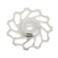 thumbnail image 3 of Premium 11T Rear Derailleur Jockey Wheel Bearing Pulley Guide Roller Red, 3 of 7
