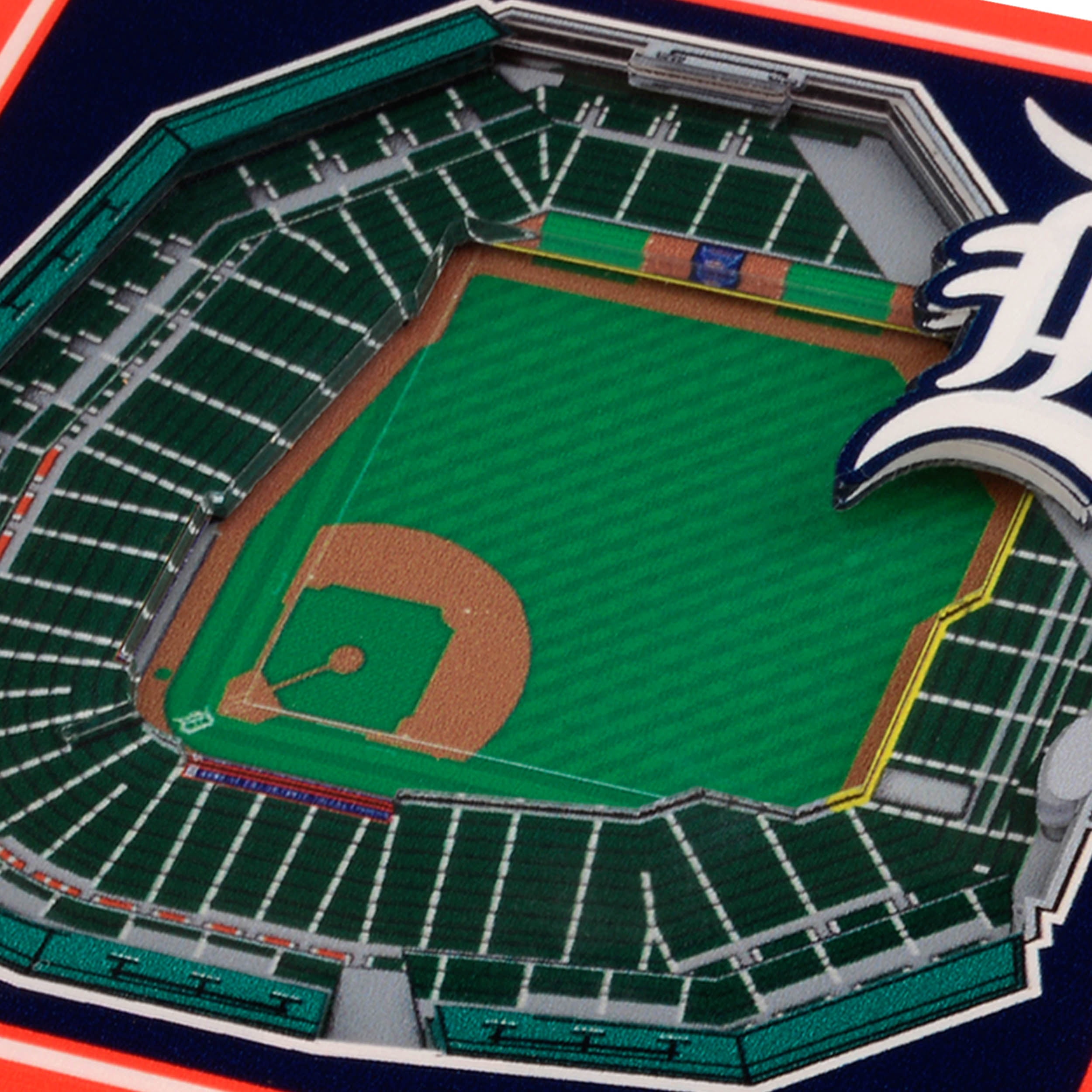 YouTheFan MLB Detroit Tigers Stadiumview Cribbage
