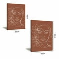thumbnail image 4 of Modern Aesthetic Line Art Canvas Wall Art Print, 4 of 8