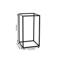 thumbnail image 3 of Efavormart 2 Pack - 16" Matte Black Wedding Flower Stand Metal Vase Column Stand - Geometric Centerpiece Vase for Wedding Party Dinner Centerpiece, Restaurant Hotel Decoration, 3 of 10