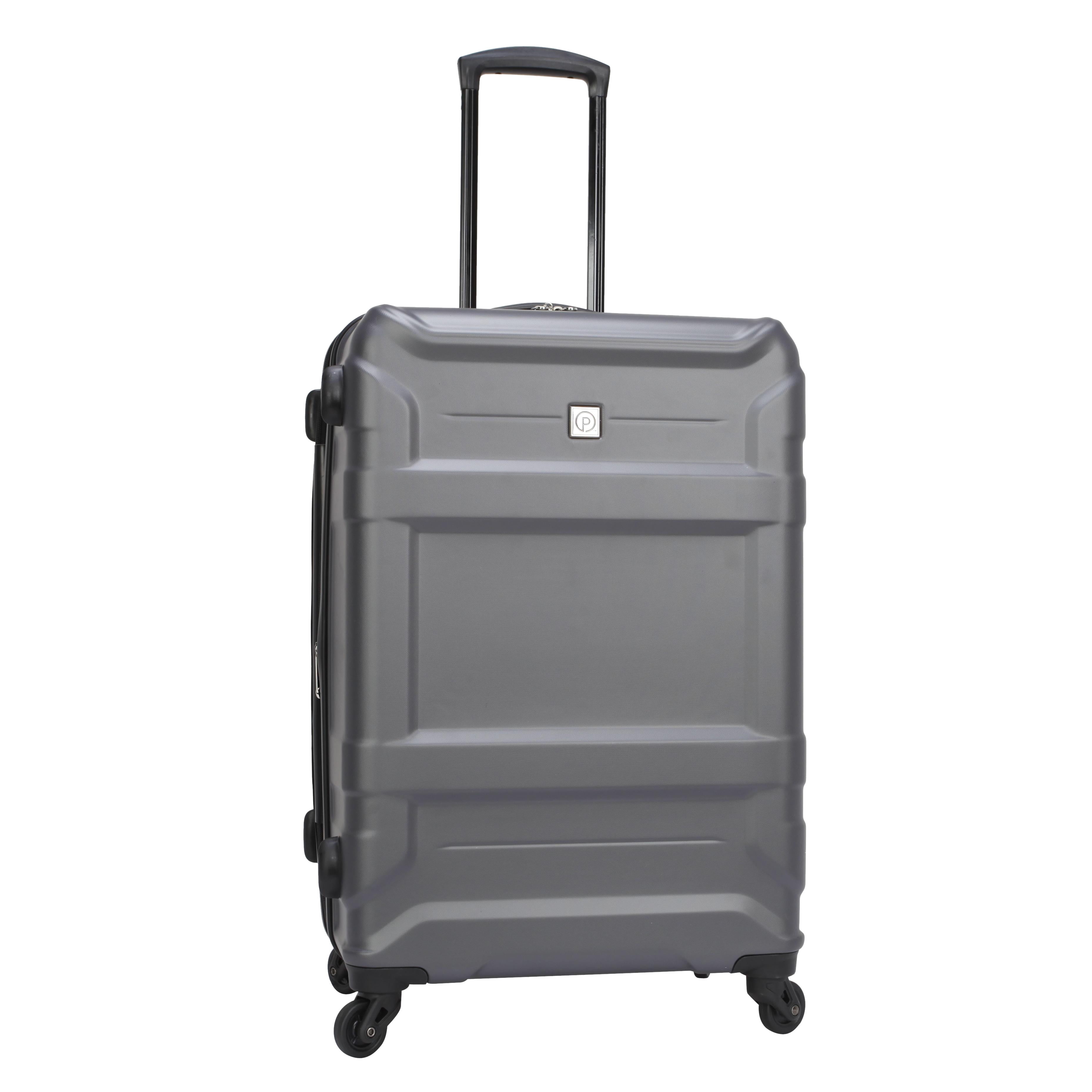 Protege 24 inch 4-wheel Hard Side Spinner Luggage - Keystone Gray