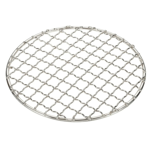 Rejillas de Enfriamiento de Acero Inoxidable, Rejilla Redonda de BBQ de 5.9 pulgadas, Apta para Horno y Lavavajillas