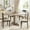 Gray, variant on Round Dining Table for 4-6 People, 47 Inches Dining Room Table with Pedestal Base, Kitchen Tables, Kitchen & Dining Room Tables (Table Only)