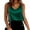 Green, variant on Women's Longline Sports Bra Yoga Cami Tank Tops with Built In Bra Women's Tanks and Camis Womens Silk Satin Tank Tops V Neck Casual Solid Sleeveless Camisole Blouses Summer Basic Work Shirt