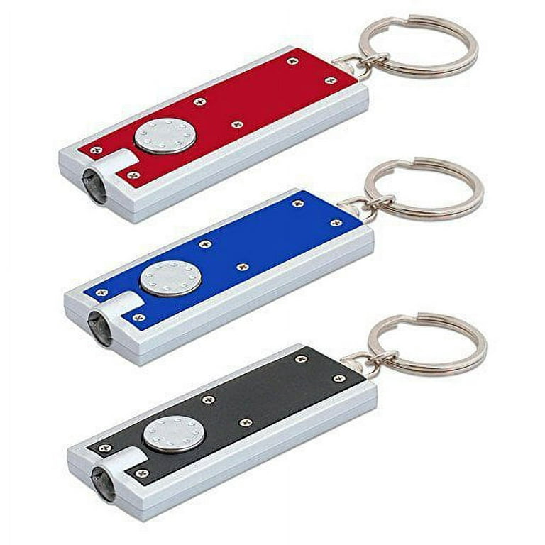 Bestonzon 10pcs Mini LED Keychain Decorative Tiny Key Ring Light Portable Key Chain for Outdoor, Women's, Size: 8x3cm