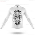 thumbnail image 4 of Chaqueta de ciclismo de manga larga para hombre con diseño de perezoso, ropa de ciclismo de montaña para primavera y otoño, uniforme de bicicleta, camiseta de carreras de bicicleta de carretera transp, 4 of 4