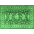 thumbnail image 1 of Ahgly Company Indoor Rectangle Persian Emerald Green Traditional Area Rugs, 4' x 6', 1 of 4