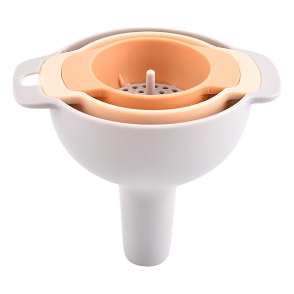 Fiudx Juego de Embudos de Filtro, Embudo de Plástico Versátil de Varios Tamaños, Elegantes Herramientas para Transferir Líquidos, Accesorio Universal para Filtros Sólidos, Ideal para Cocinar y Hornea