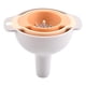 thumbnail image 1 of Fiudx Juego de Embudos de Filtro, Embudo de Plástico Versátil de Varios Tamaños, Elegantes Herramientas para Transferir Líquidos, Accesorio Universal para Filtros Sólidos, Ideal para Cocinar y Hornea, 1 of 2