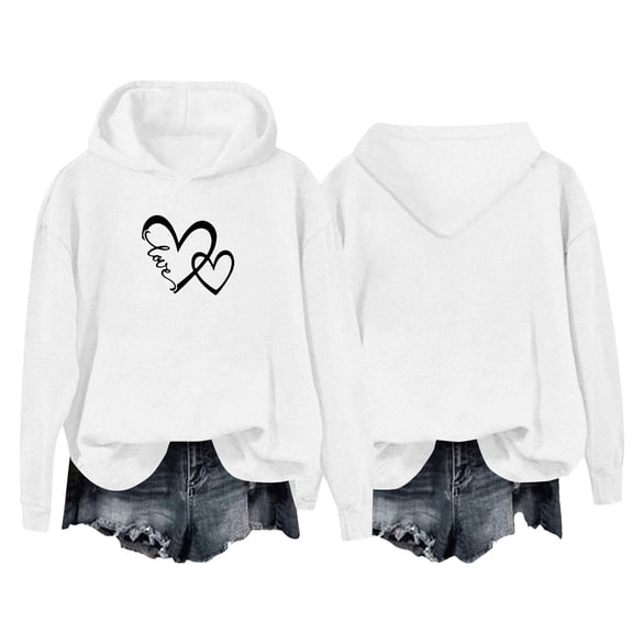 XXWXYD Youth Hoodie Sweatshirt Boys Girls Fleece Pullover Top Fashion Kids Teen Casual Winter Warm Cozy Loungewear Streetwear Everyday Outerwear