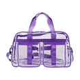 thumbnail image 2 of Transparent PVC Travel Bag Large Capacity Travel Bag Fitness Storage Transparent Bag Full Transparent Waterproof Student School Bag, 2 of 6