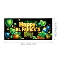 thumbnail image 3 of zhangmingg Festive Garage Banner for Home with Irish Themed Patterns, 3 of 6