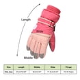 thumbnail image 3 of sususu Ski Gloves Winter Gloves for Women Men,Winter Outdoor Kids Snow Skating Snowboarding Windproof Warm Gloves for 15 To 18 Years Old Young Boys Girls, 3 of 6