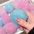 thumbnail image 2 of Muisle Crunchy S-quishiess Stress Ball,Frost Textured Ice Skin Stress Relief Fidget Toys,Soft Sensory Squeeze Toys for Anxiety Relief,Portable Hand Therapy Sensory Toys,A-Blue, 2 of 2