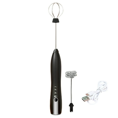 

Powerful Electric Milk Frother - High-Speed Motor - Handheld Egg Blender - Coffee Mixer Wand - Kitchen Tool