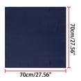 thumbnail image 2 of Bufandas de mujer de 70 cm, pañuelo cuadrado puro de Color liso liso, pañuelo para el cuello, pañuelo para el cuello Azul marino 70x70cm/27.56x27.56(LxW), 2 of 5