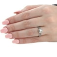 thumbnail image 4 of Pompeii 5/8Ct Diamond Halo Engagement Ring Set in White, Rose, Yellow Gold, or Platinum, 4 of 6