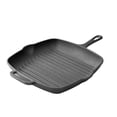 thumbnail image 1 of Mainstays Non-Stick Cast Iron 10.6 Inch Square Frying Pan, Black, 1 of 9