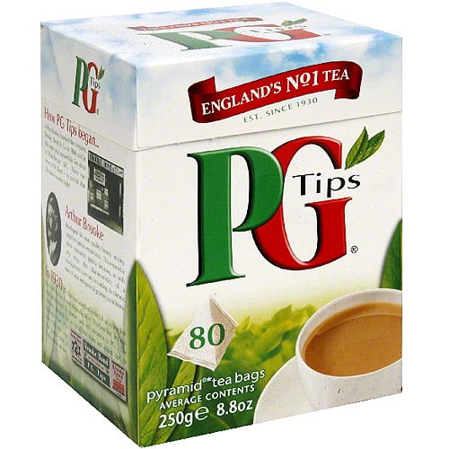 PG Tips Pyramid Tea Bags, 80BG (Pack of 12)